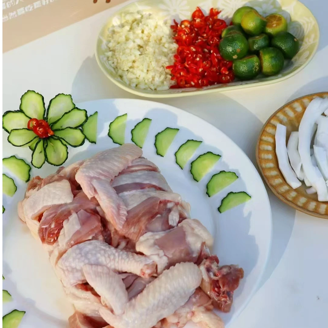 海南文昌椰子 鸡新鲜包邮生鲜食材整箱冷链运输 包冰率10%以内