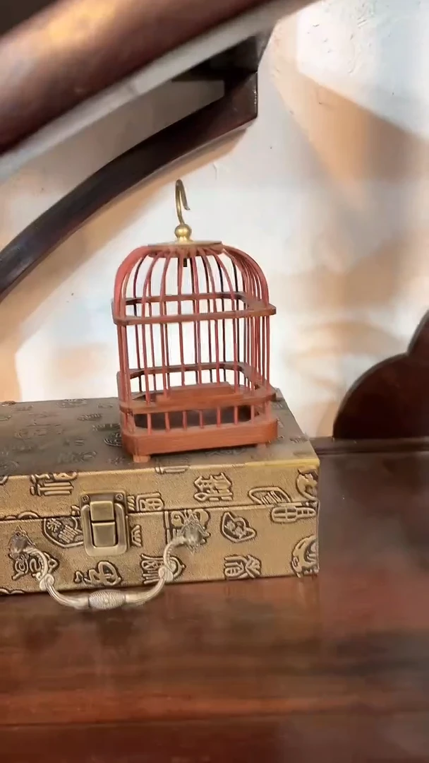 【闪购商品】非洲紫檀（红花梨）蝈蝈笼