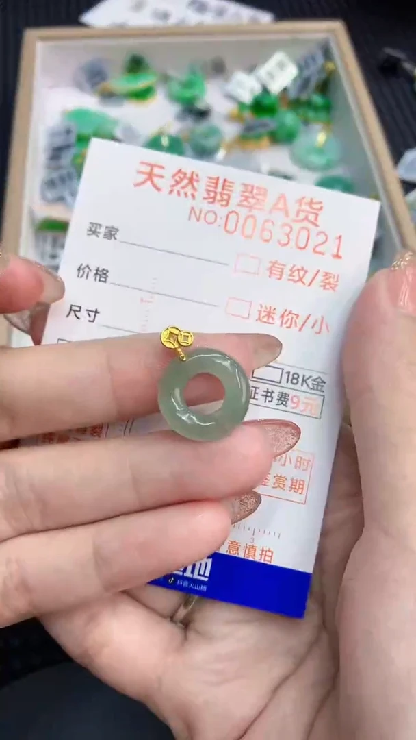翡翠银S925镶嵌颈饰            8