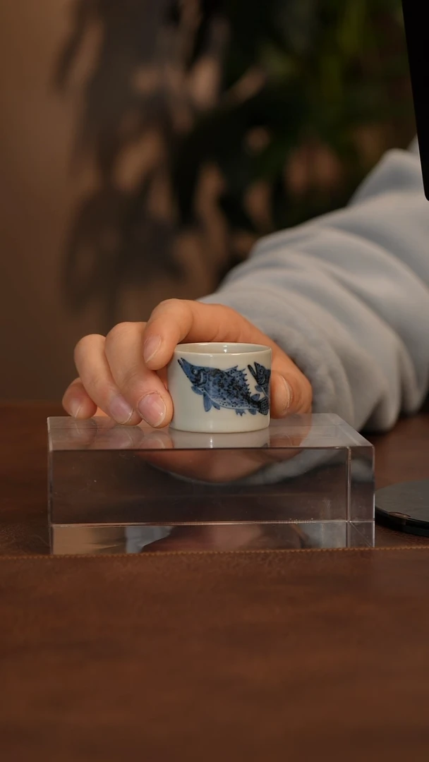 【闪购商品】瓷片青花瓷茶具斌芬陶瓷