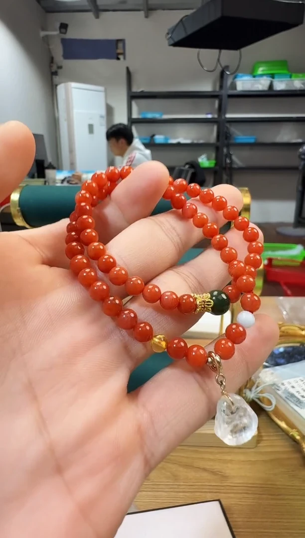 未镶嵌手链南红玛瑙晶0053 约5mm