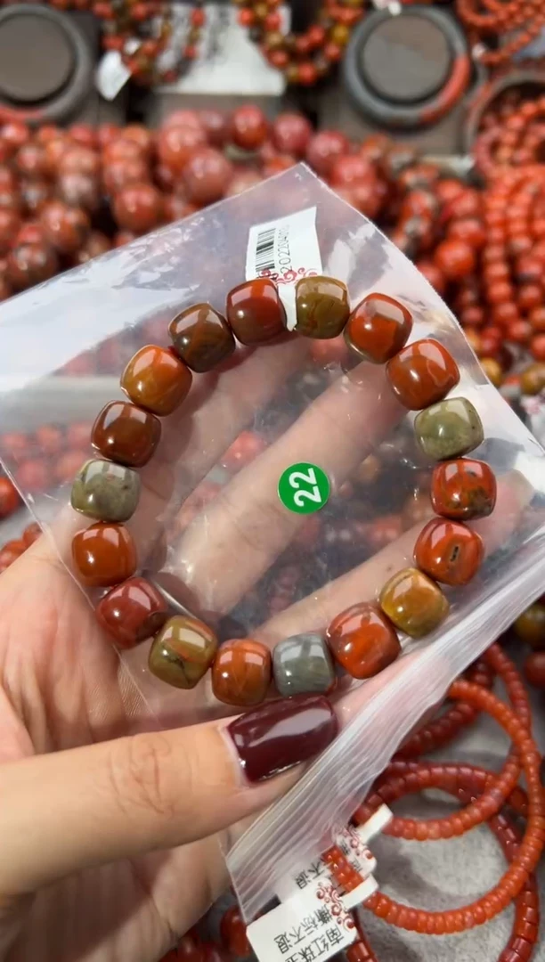 未镶嵌手串南红玛瑙12+