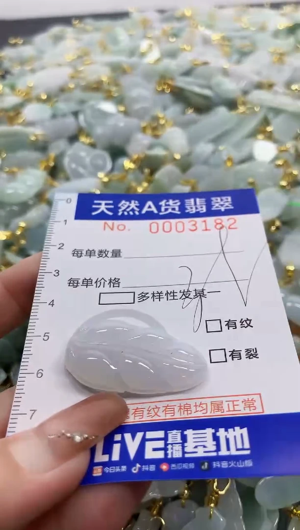 颈饰未镶嵌翡翠天然A货翡翠