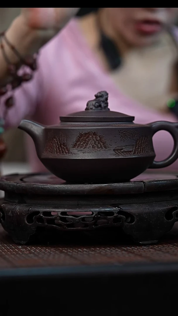 茶壶紫砂宜兴岁颐传砂原矿全手12