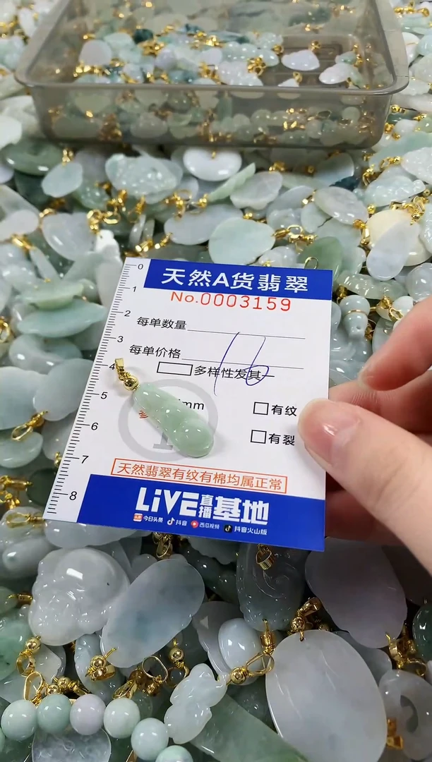 颈饰未镶嵌翡翠天然a货翡翠