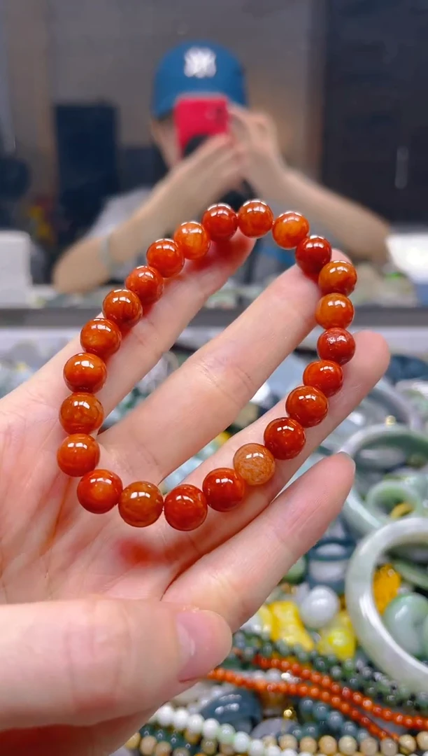 翡翠未镶嵌颈饰8MM/Z/翡翠A货一图一物