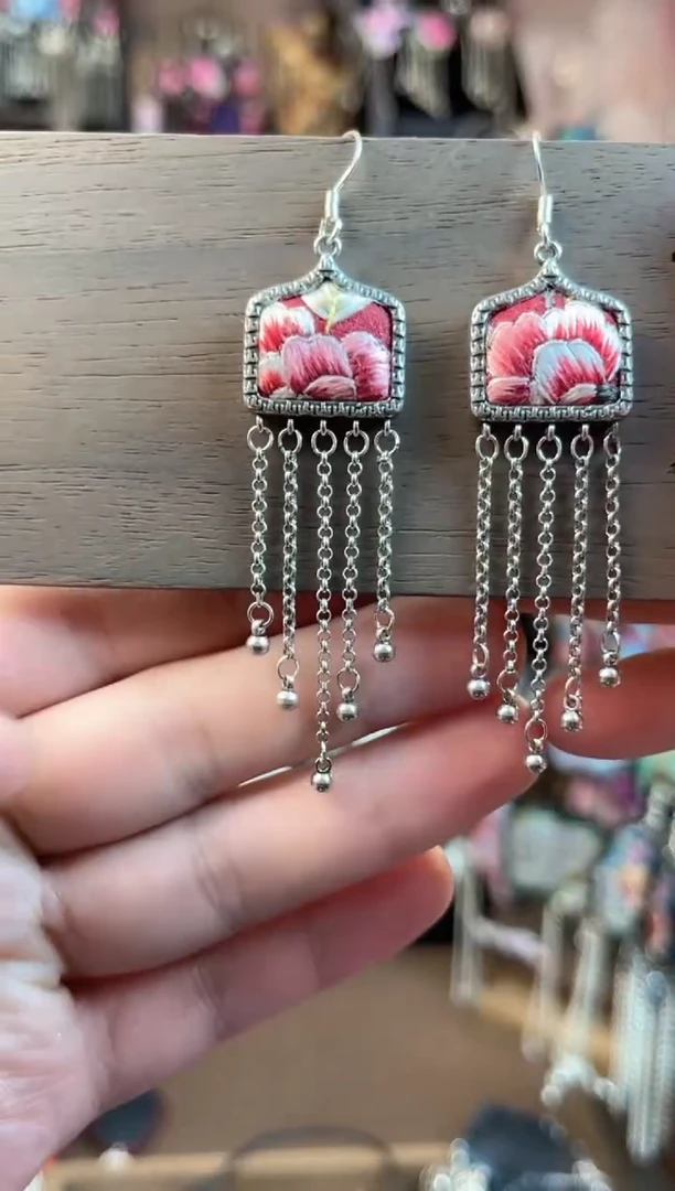 织绣 民族风手工非遗老绣饰品238