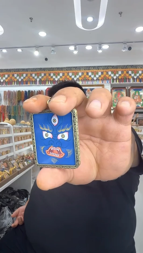 吊坠 纯手绘唐卡{非质量问题不退换}