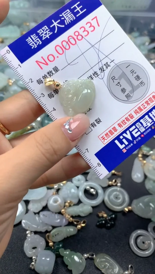 颈饰未镶嵌翡翠8337