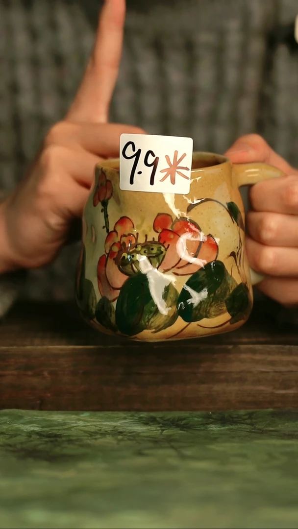 釉下彩手工手绘瓷器青诗集手工手绘瓷器