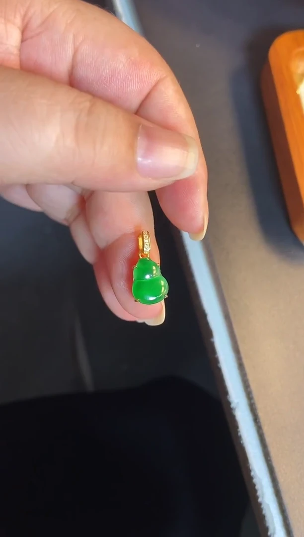 吊坠(不含链)银S925镶嵌翡翠1