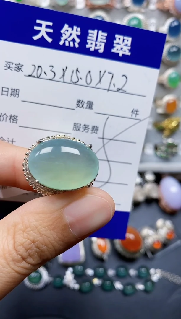 翡翠未镶嵌颈饰219