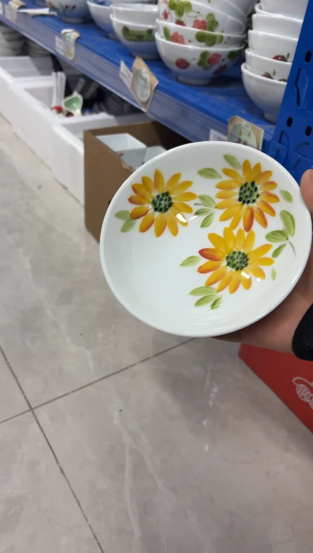 景德镇手绘釉中彩（食品级）小胖碗