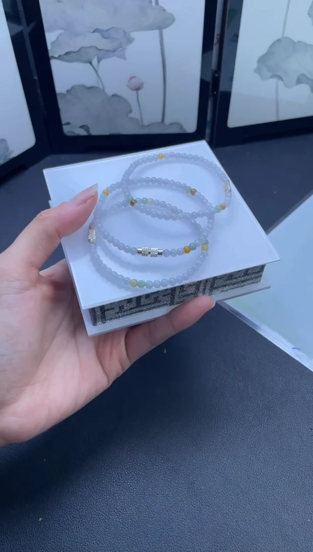 未镶嵌手串翡翠翡翠手串多样性发一