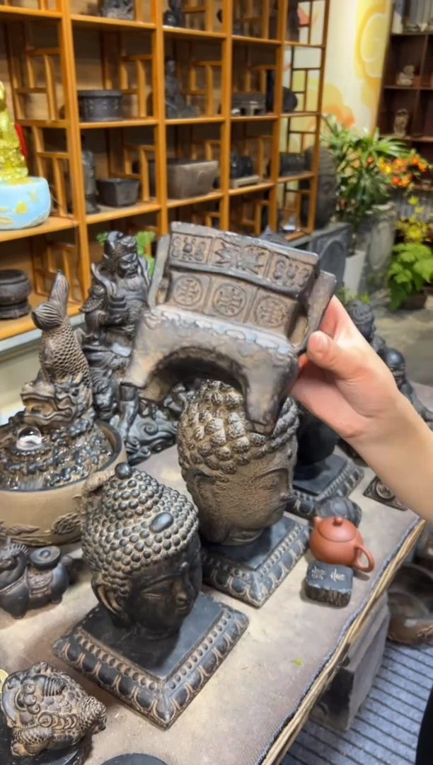 陶土【火山泥】香炉