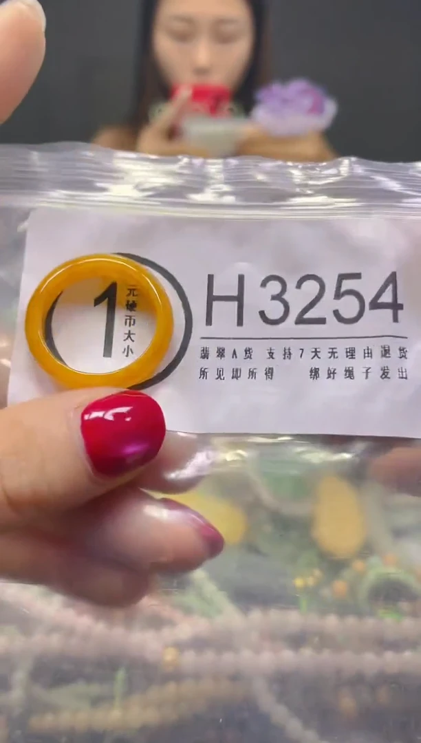 颈饰未镶嵌翡翠19.8MM/H/翡翠A货，一件也是批发价