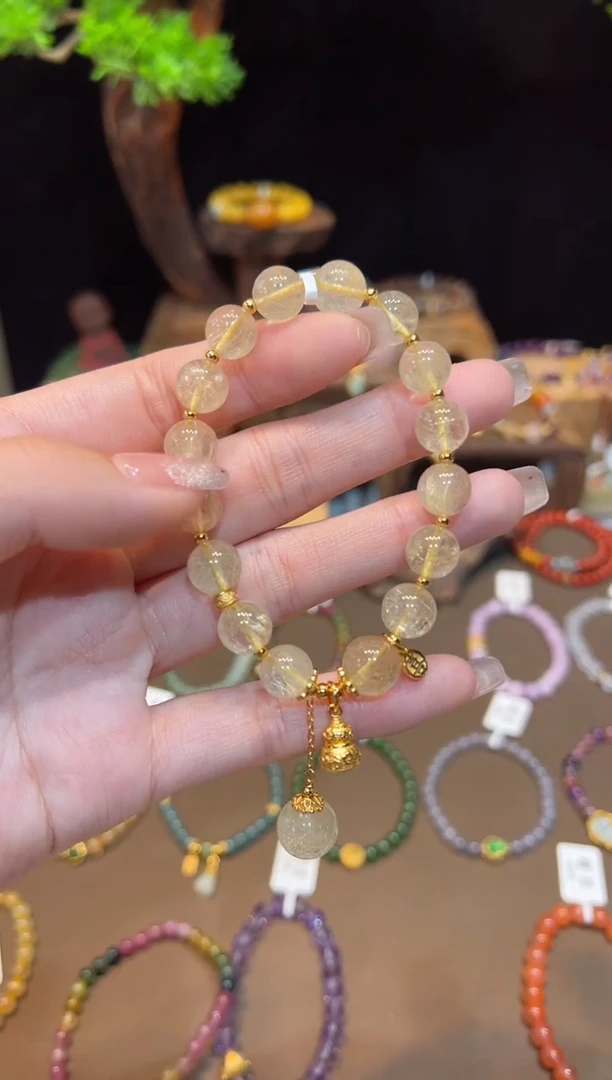 【闪购商品】水晶手链未镶嵌9mm+手饰@@E2352