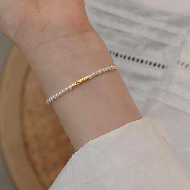 铜合金仿珍珠手链 2085百搭时尚手链