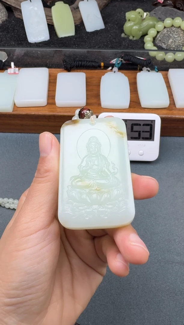 颈饰未镶嵌和田玉2