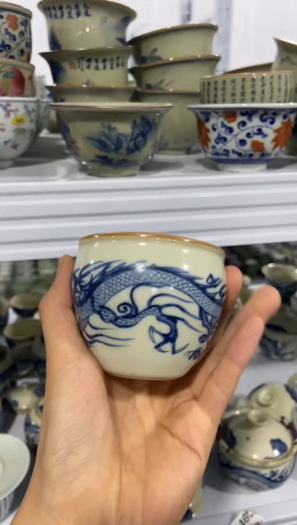 微微瑕疵茶杯茶具盖碗