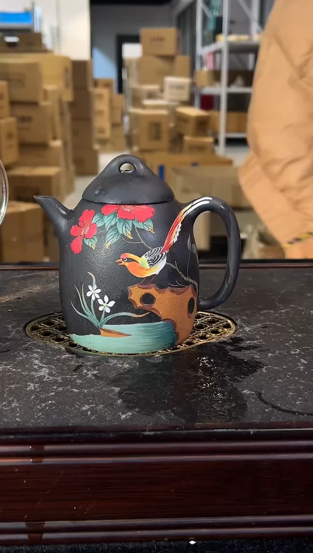 宜兴紫砂 紫砂茶壶  LJY FY