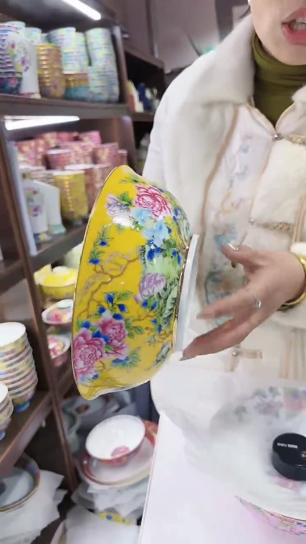 【闪购商品】瓷片8英寸汤碗1个景德镇陶瓷