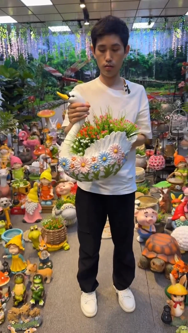 无花朵花园庭院摆件&00&