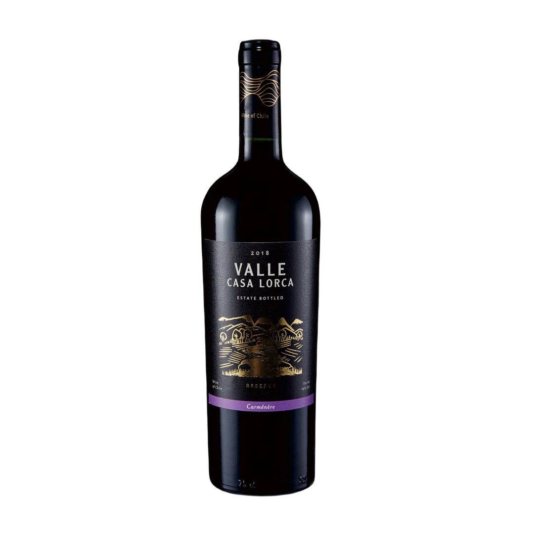 【正品】VALLE CASA LORCA 洛卡庄园-溪之谷珍藏佳美娜干红葡萄
