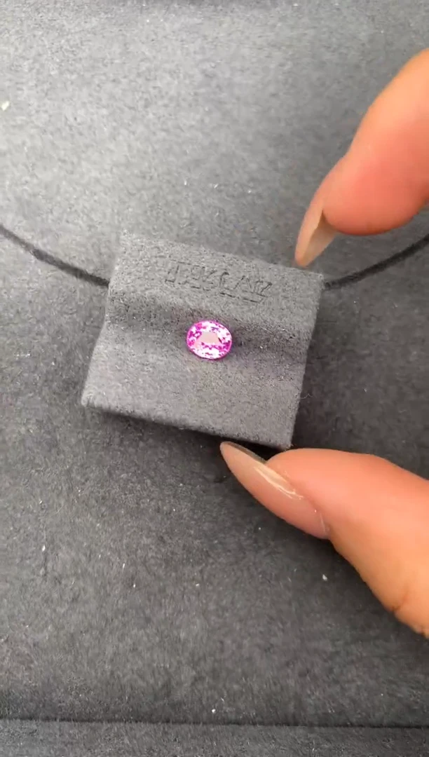 裸石彩色蓝宝石1ct粉蓝宝  FB定制