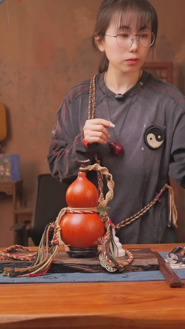 1171号链接精品大漆葫芦现货现发[一物一拍]