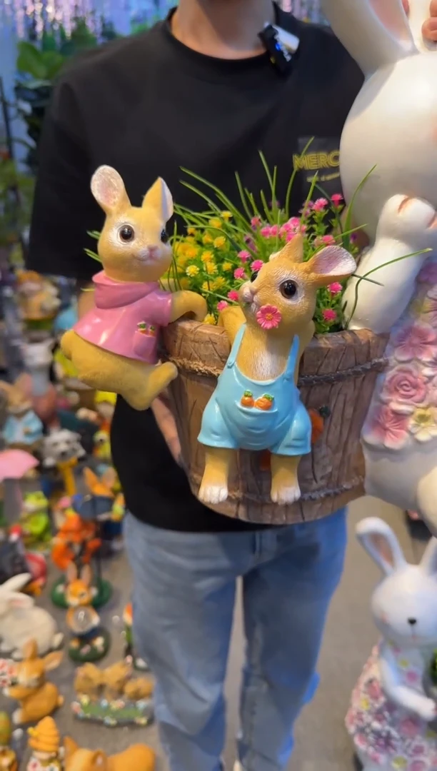 无花朵花园庭院摆件&00&