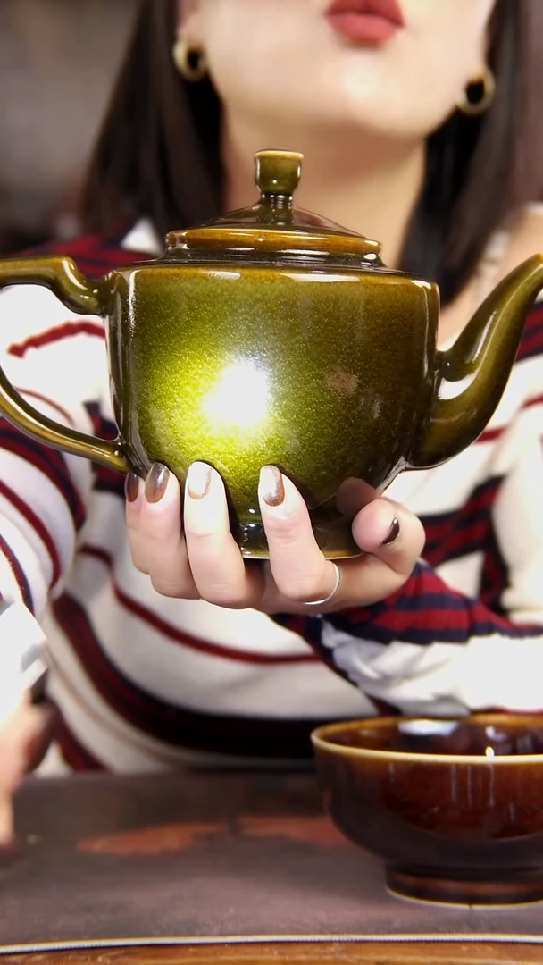 鳝鱼黄色的泡茶壶1000cc