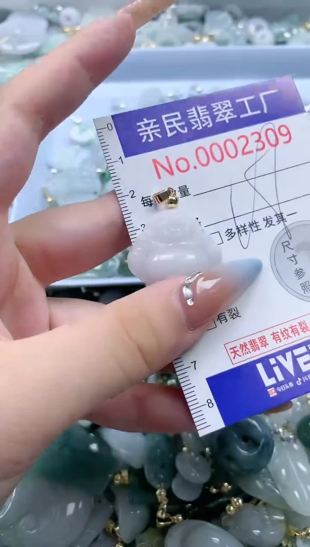 翡翠未镶嵌吊坠(不含链)2309
