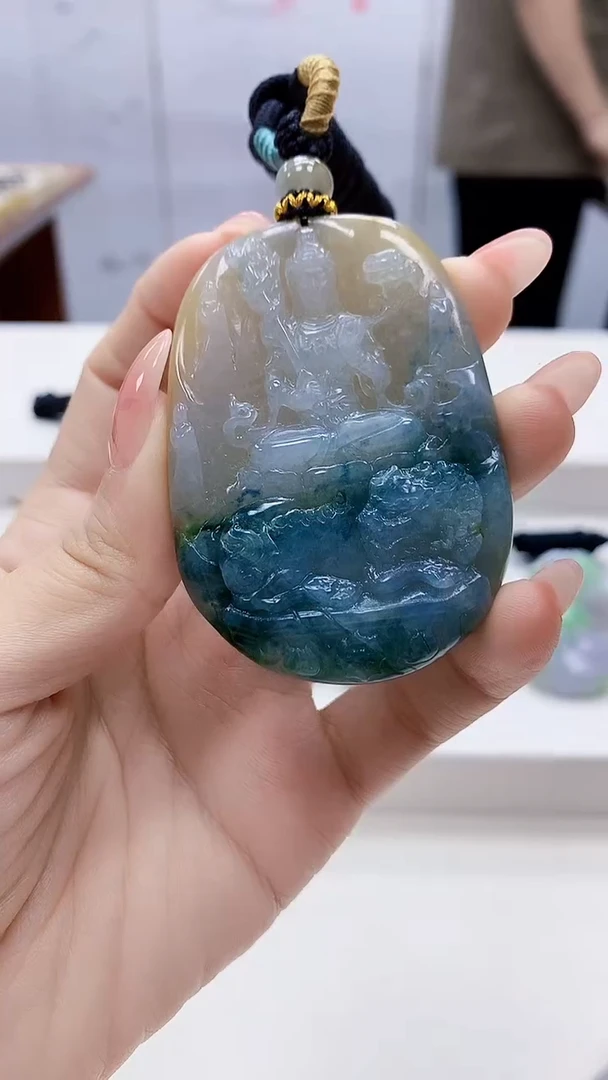 未镶嵌定制翡翠4917ty-毛货挂件141