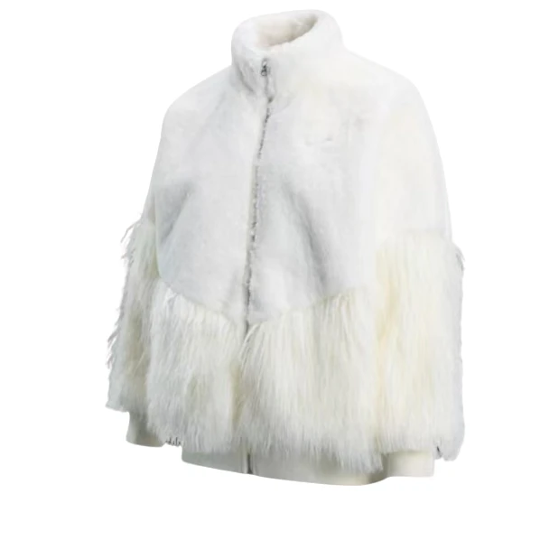 NIKE耐克女子AS W NSW FUR JKT MIX人造毛绒外套HV8464-133