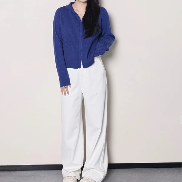 QC杨杨【老友记】微胖大码女早春气质百搭韩系休闲针织衫ZY402J51