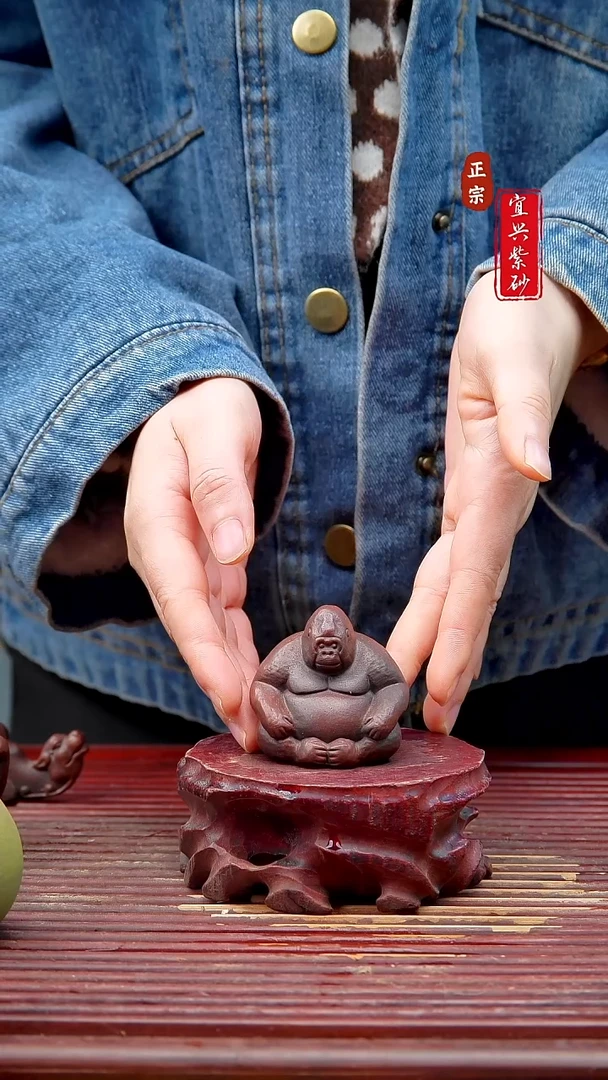 紫砂茶宠宜兴子紫砂摆件