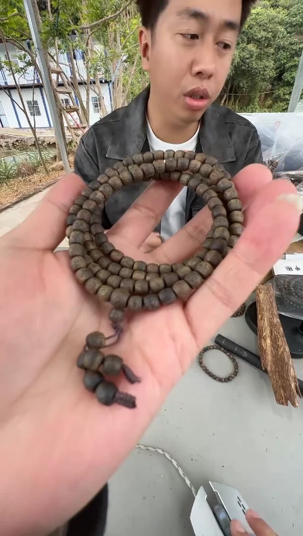 沉香沉香枕莺歌绿05沉水鼓珠多圈20+多样性发一