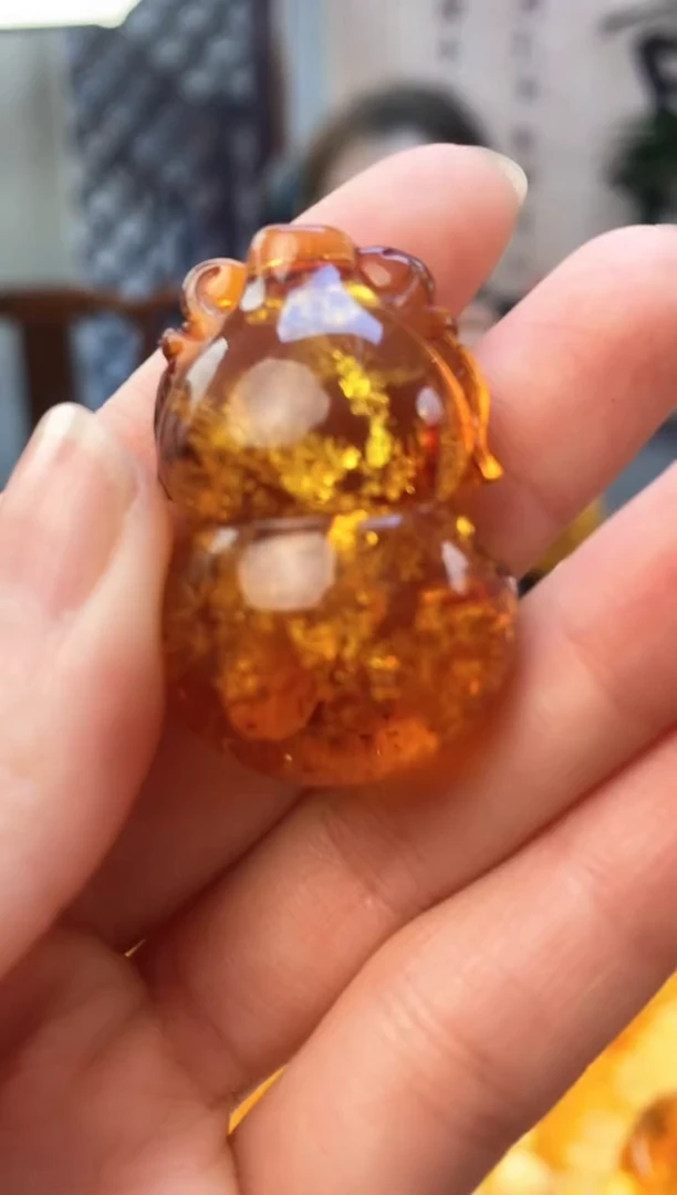 裸石琥珀未镶嵌天然琥珀蜜蜡
