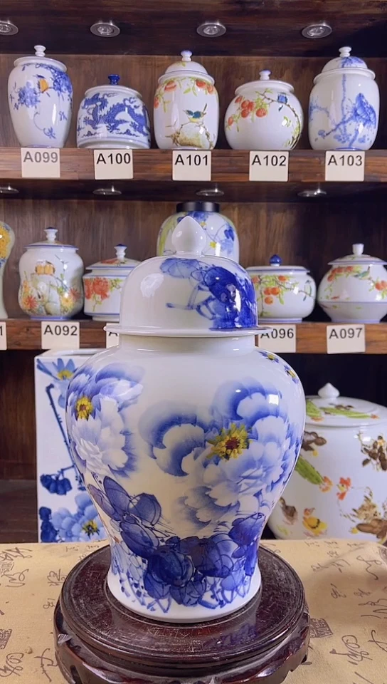 迎君陶瓷纯手工手绘     微瑕     特大号