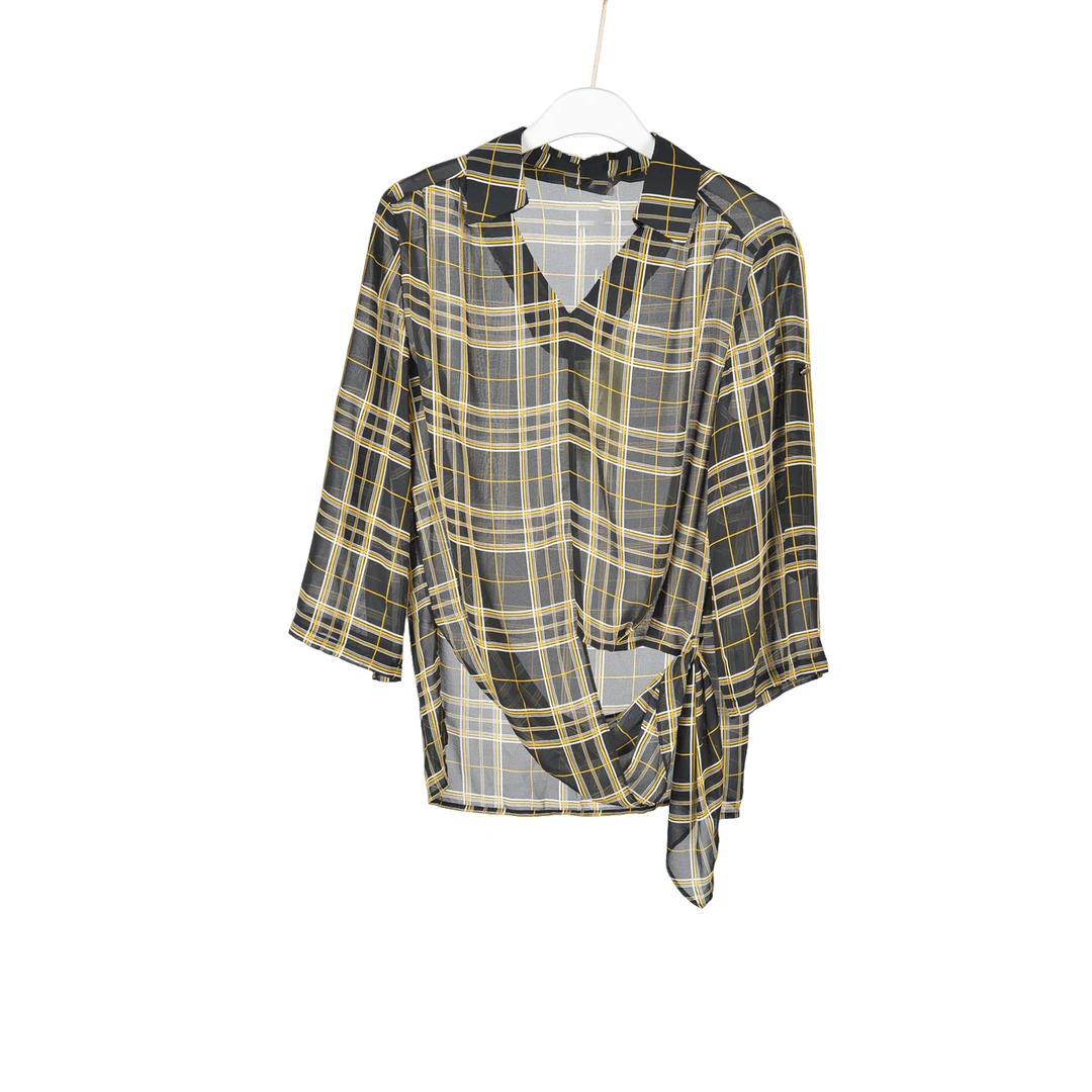 【】深圳时尚女装ONEB- 上衣1111格子正码