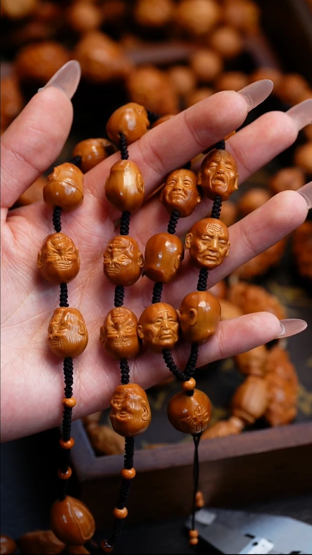 【闪购商品】橄榄核吊坠苏工橄榄核