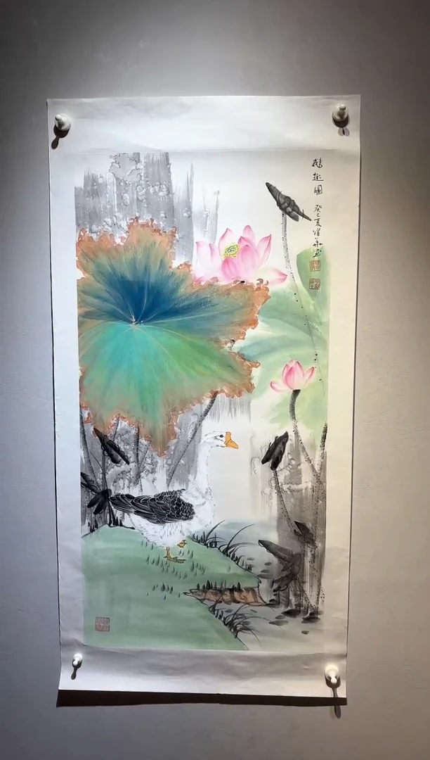 国画国画HN-1100367-张跃华央创美术馆精品定制备案作品