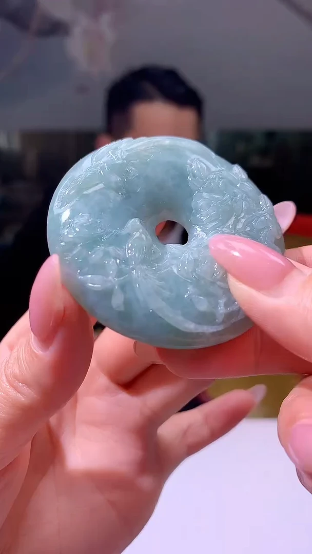 【闪购商品】定制翡翠未镶嵌5143jj-毛货挂件85