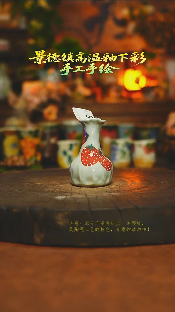 瓶陶瓷素简暖陶集手作516