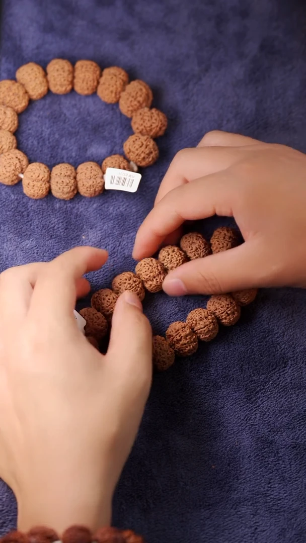 手串金刚菩提21mm 标款六瓣盘来好运 大金刚