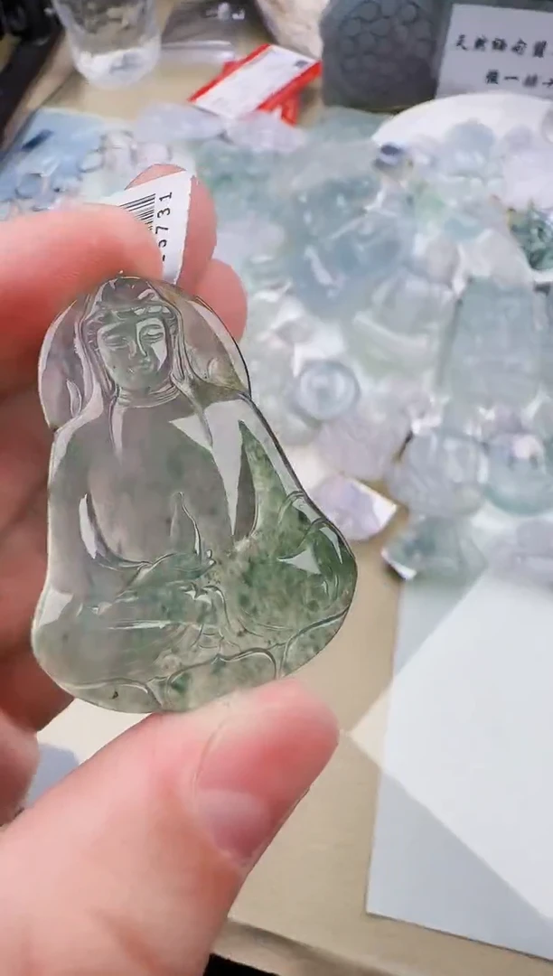 颈饰未镶嵌翡翠缅甸翡翠a货