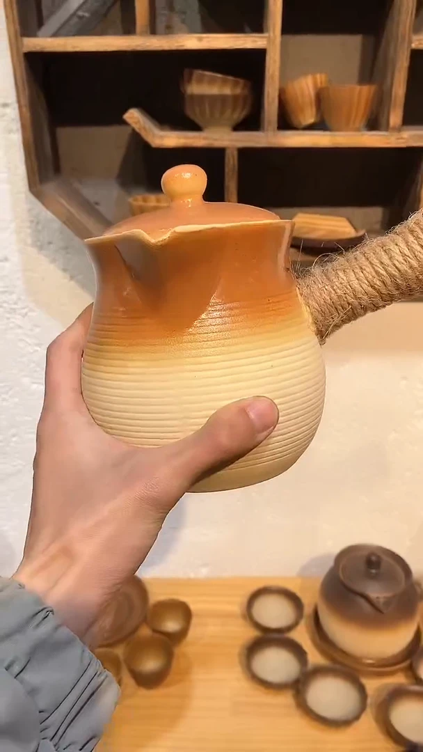 【闪购商品】1000ml美人壶+陶瓷盖陶瓷盖