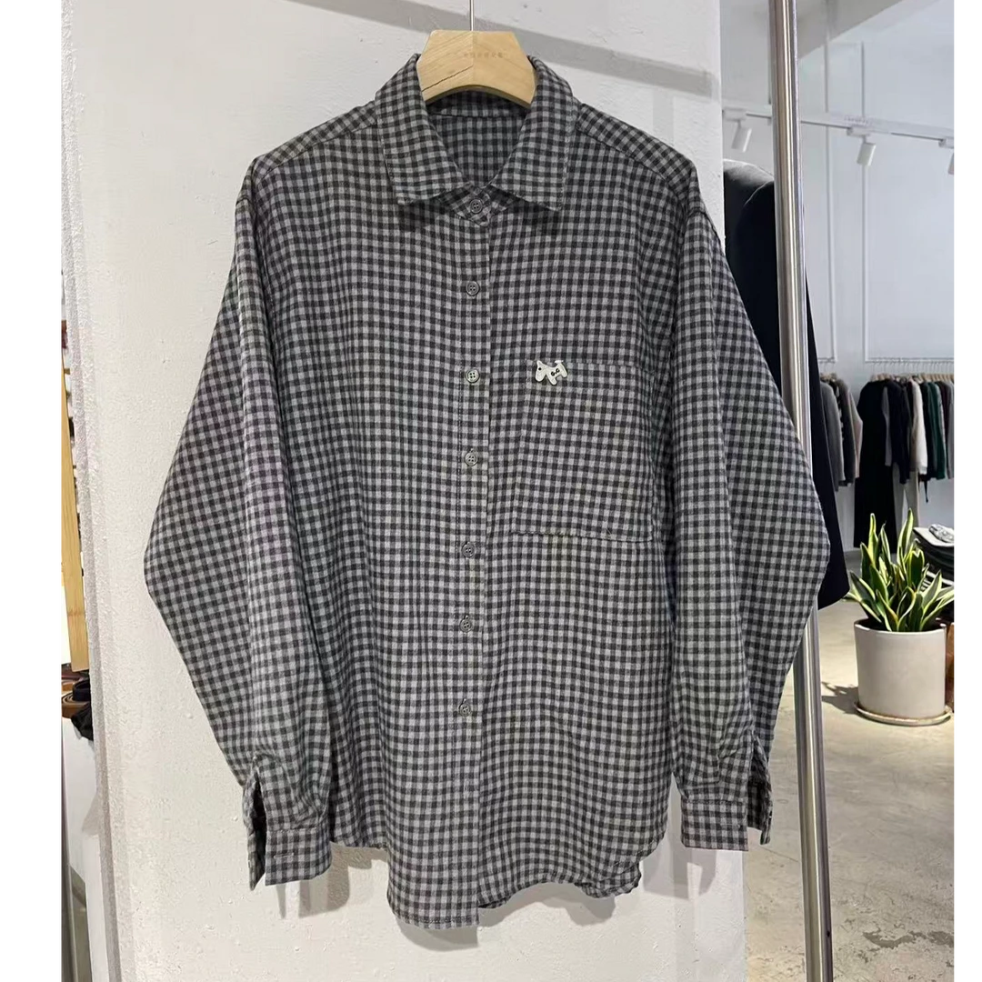 娜一家 2025年初冬东大门慵懒风衬衫