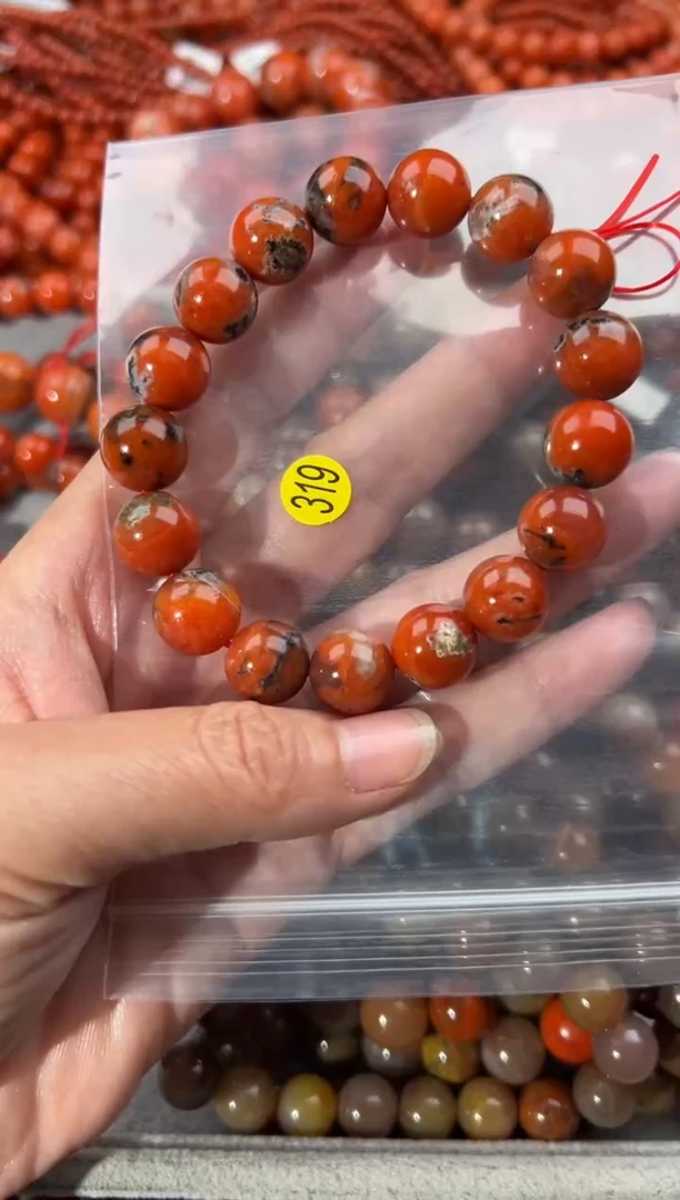 南红玛瑙手串未镶嵌12
